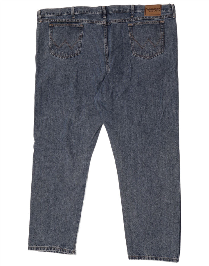 Wrangler Vaqueros Rectos Para Hombre W52 L32 Azul