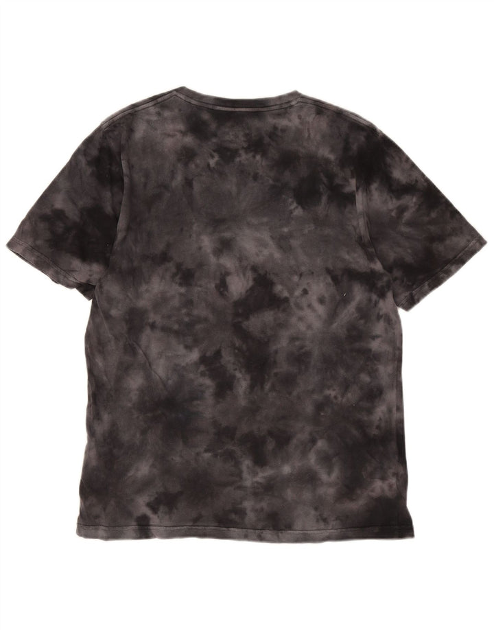 Hurley Camiseta gráfica para hombre Top mediano de algodón teñido anudado en negro