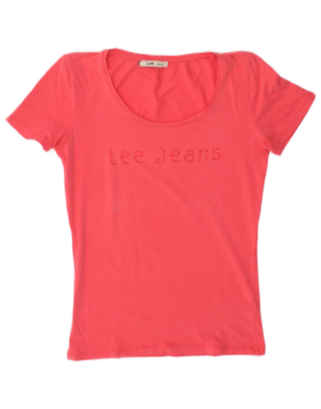 Lee Camiseta gráfica para mujer Top UK 42 Algodón rosa medio