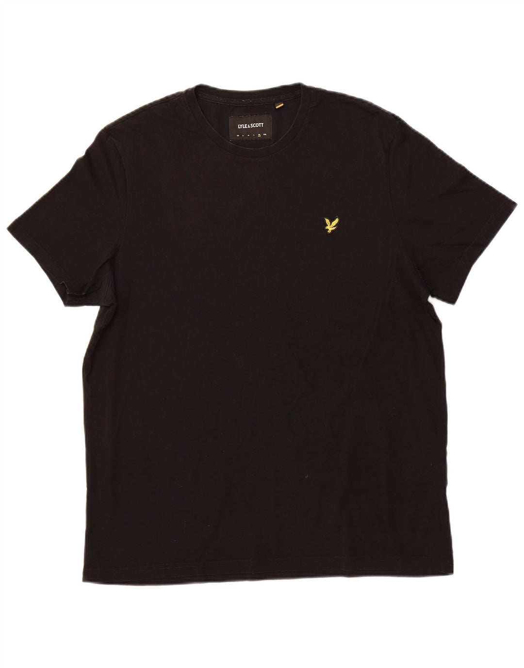 LYLE & SCOTT Camiseta Hombre Top XL Algodón Negro
