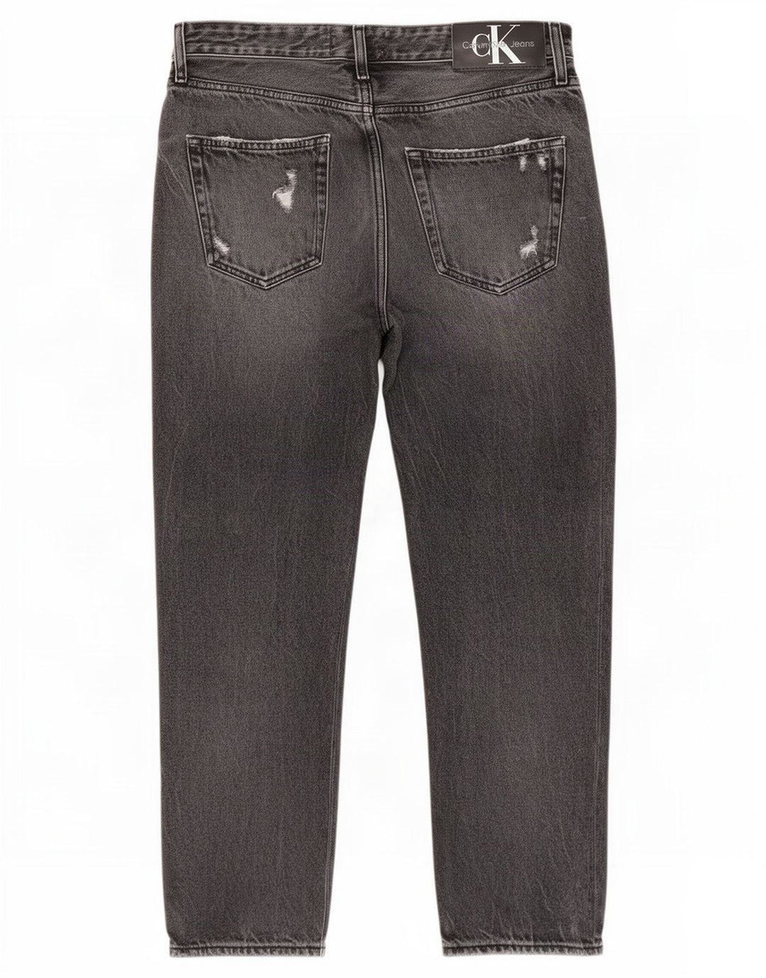 Calvin Klein Jeans ajustados desgastados para hombre W31 L27 Gris