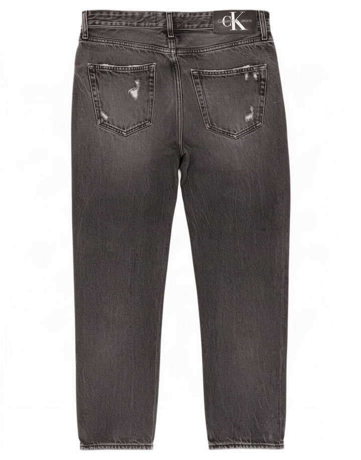Calvin Klein Jeans ajustados desgastados para hombre W31 L27 Gris