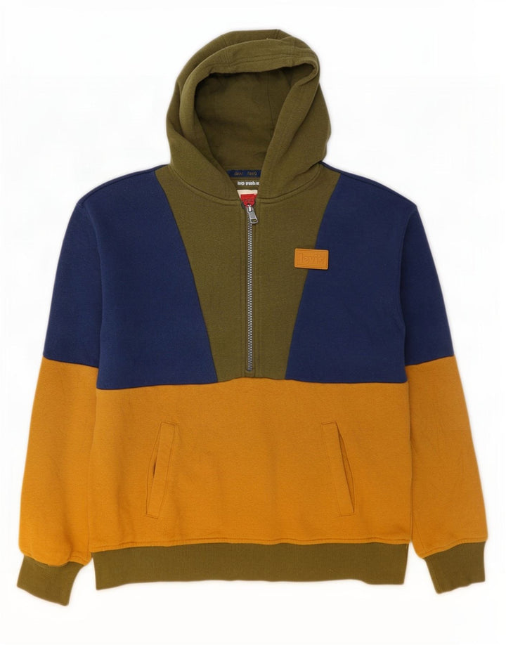 Levi's - Sudadera con capucha para niños, talla grande, multicolor, 12-13 años