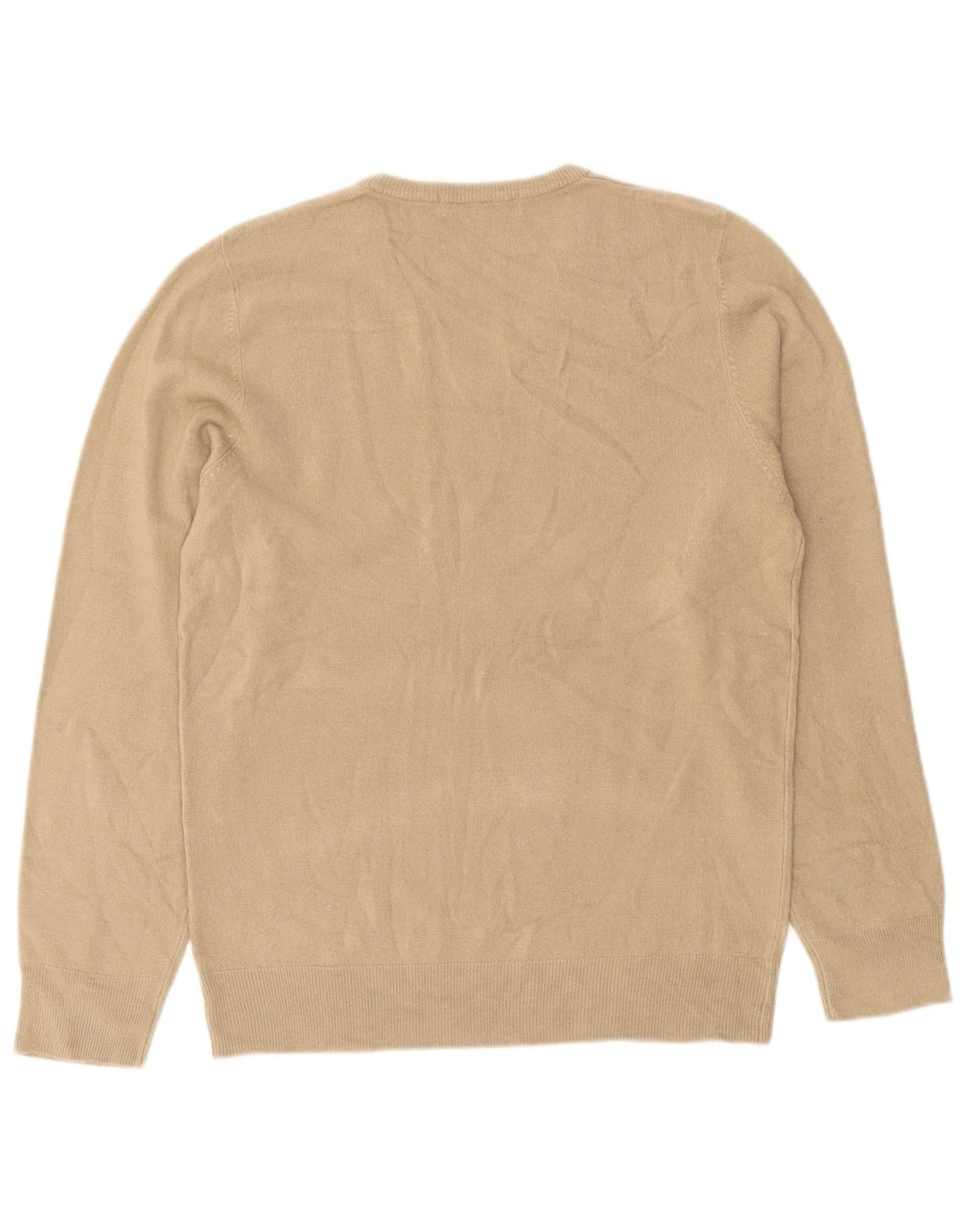 Marks & Spencer Suéter con Cuello en V para Hombre Pequeño Acrílico Beige