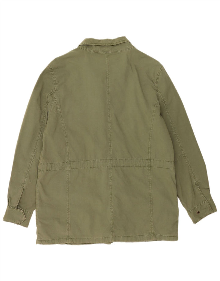 Marks & Spencer Chaqueta utilitaria extragrande para mujer UK 8 Small Algodón verde