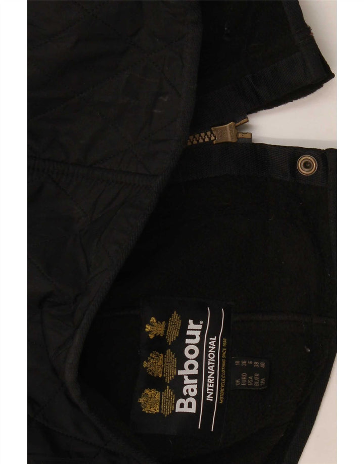 Chaleco acolchado extragrande para mujer Barbour UK 10 Small Poliéster negro