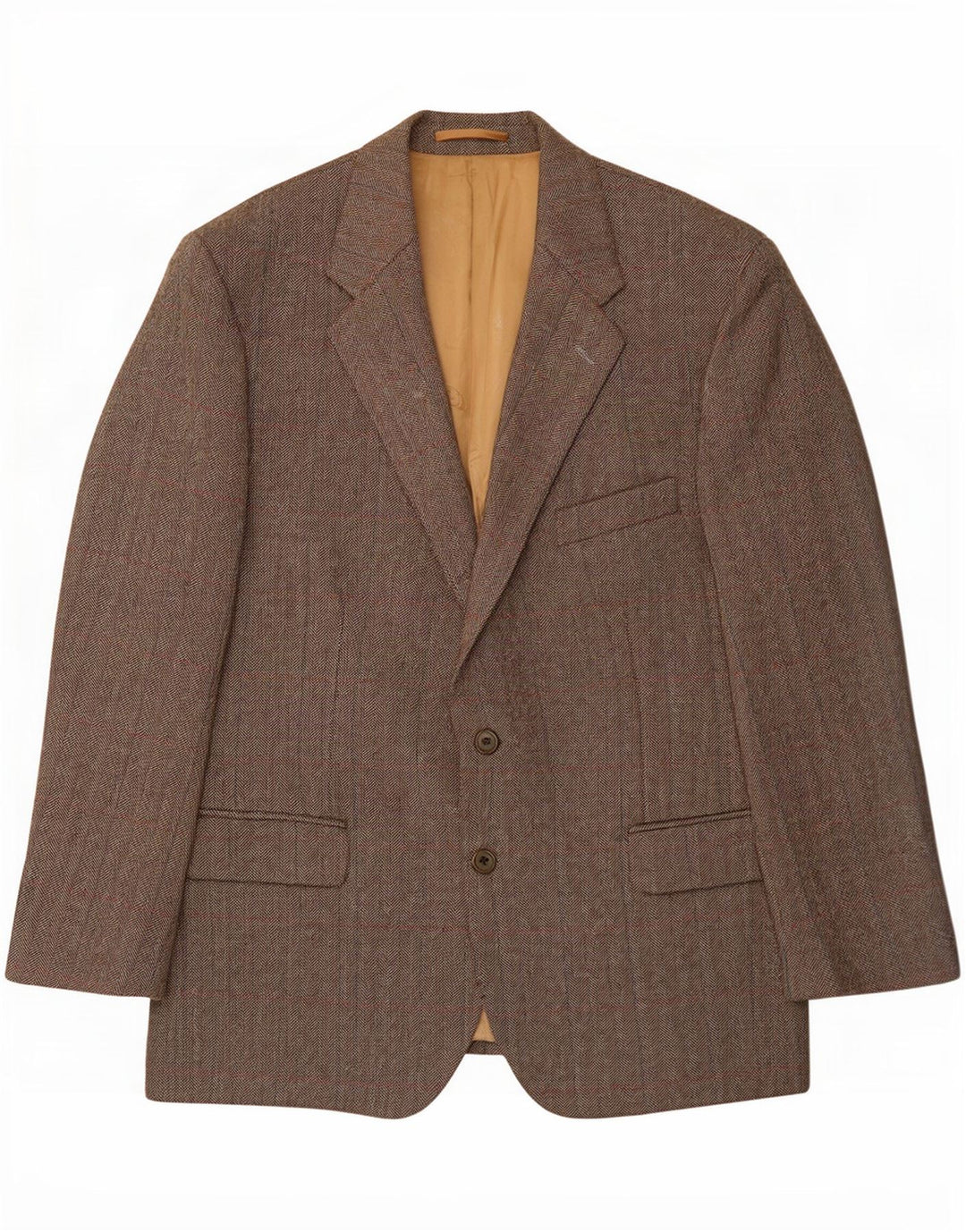 Magee Chaqueta tipo blazer de 2 botones para hombre UK 46 3XL Gris Herringbone Lana nueva