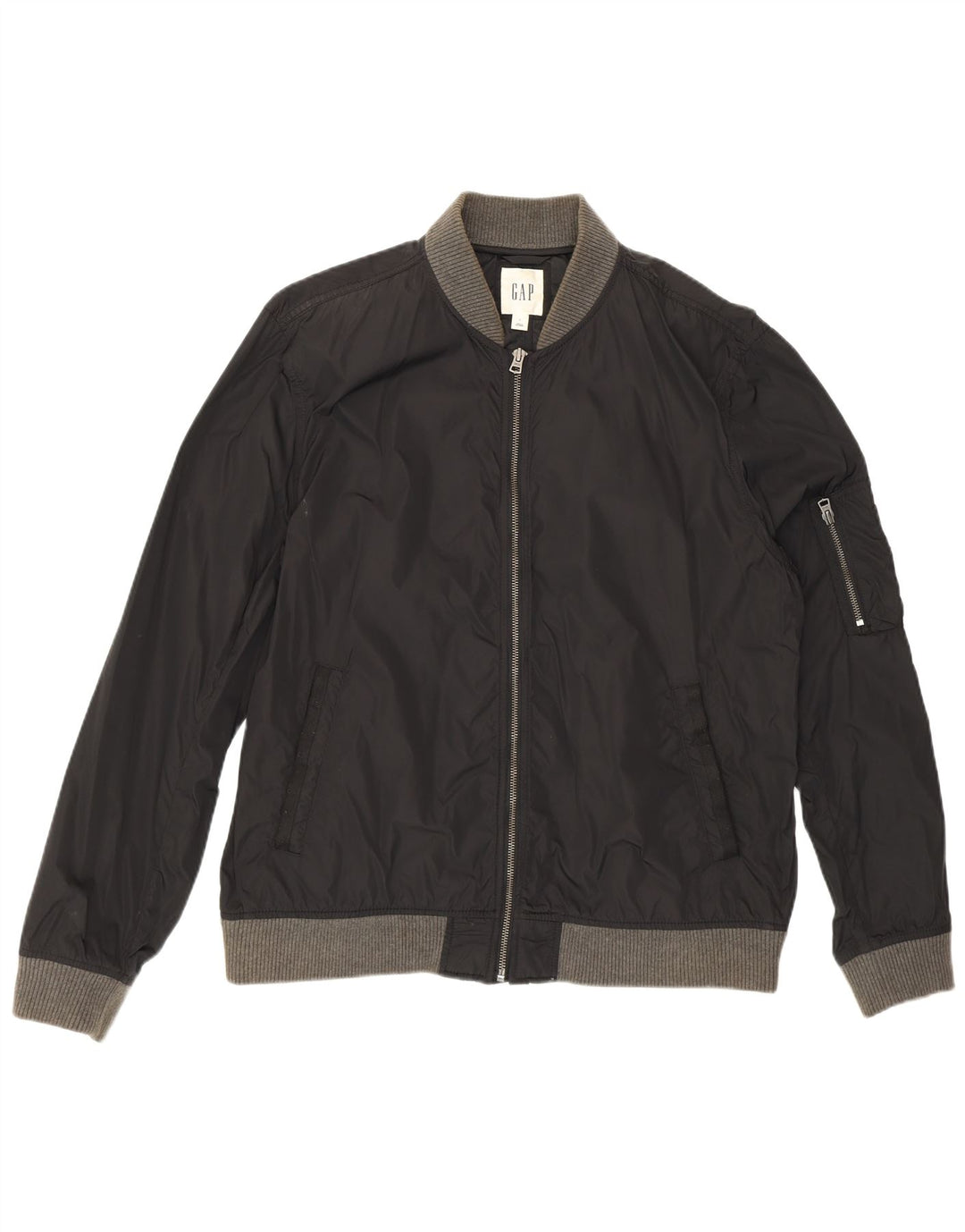 Chaqueta bomber para hombre Gap UK 40 Large Nylon negro