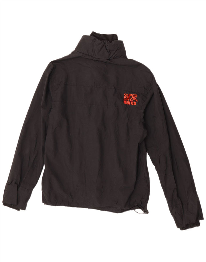 Chaqueta impermeable Superdry para mujer UK 46 Large Nylon negro