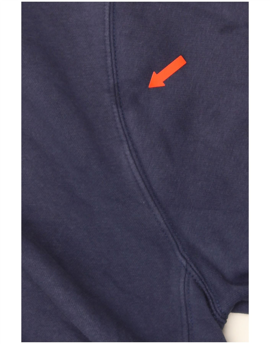 NIKE Sudadera con capucha y cremallera para hombre, algodón azul marino mediano