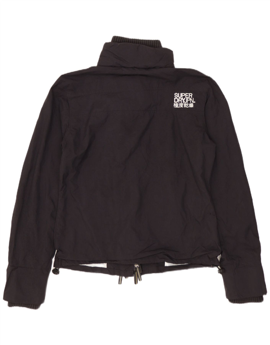 Chaqueta impermeable Superdry para mujer UK 46 Large Nylon negro