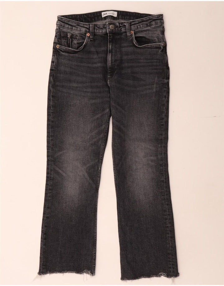 Zara Jeans Bootcut para Mujer EU 38 Small W28 L26 Gris