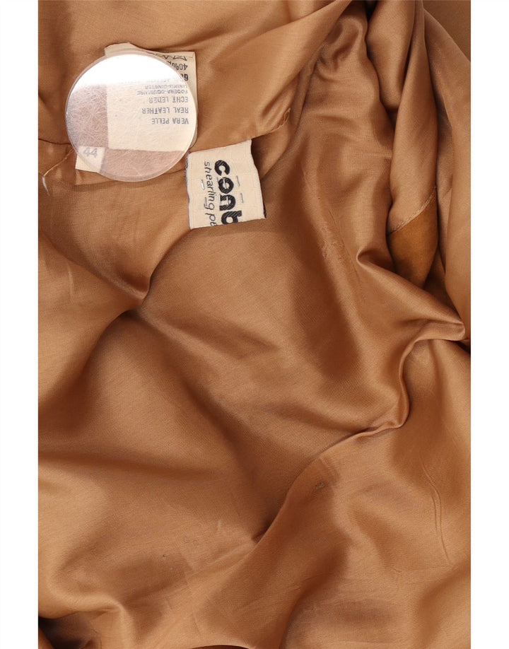 Chaqueta De Ante Mujer Conbipel IT 44 Cuero Beige Medio