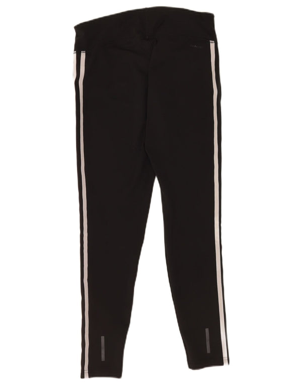 Adidas Leggings para mujer Reino Unido 8-10 W26 L26 Negro Poliéster Deportes