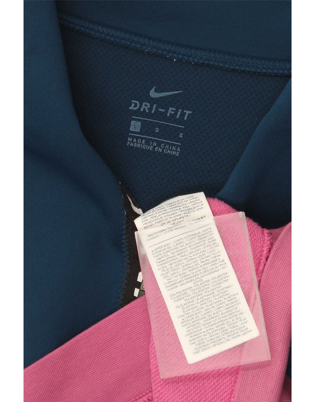 Nike Dri Fit Graphic - Chándal para mujer, talla 40, color azul