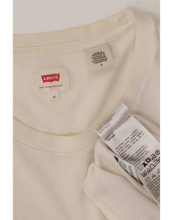 Camiseta Levi's Hombre Top Medium Blanco Algodón