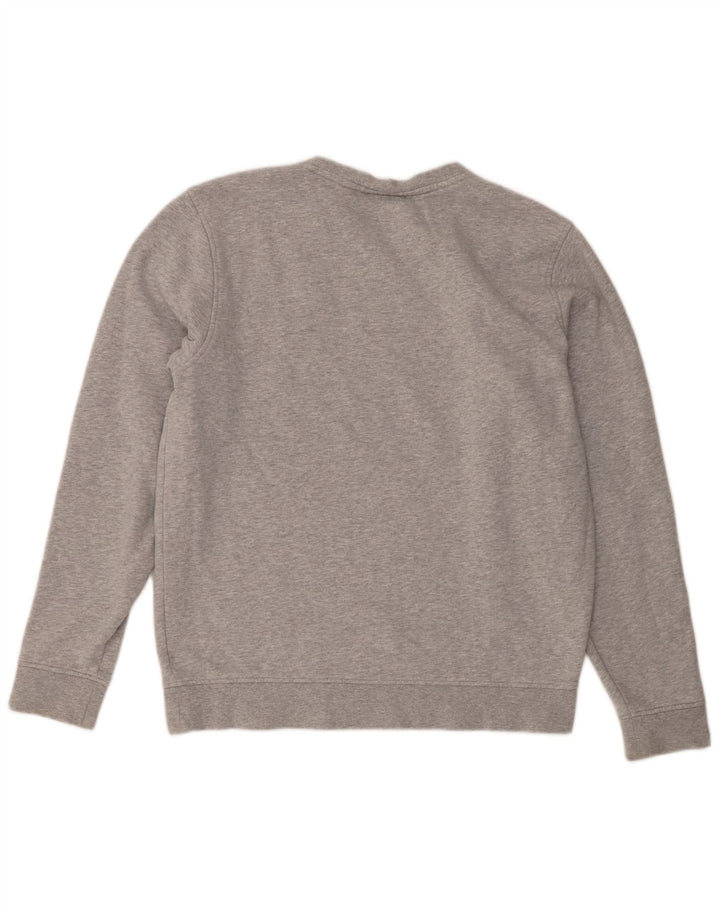 Lacoste Sudadera para hombre Jumper Talla 4 Algodón moteado gris medio