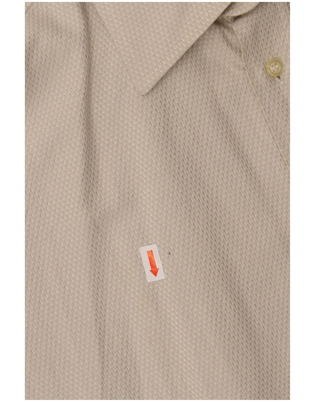 ROCCOBAROCCO Camisa Hombre Talla 41 16 Grande Beige Algodón