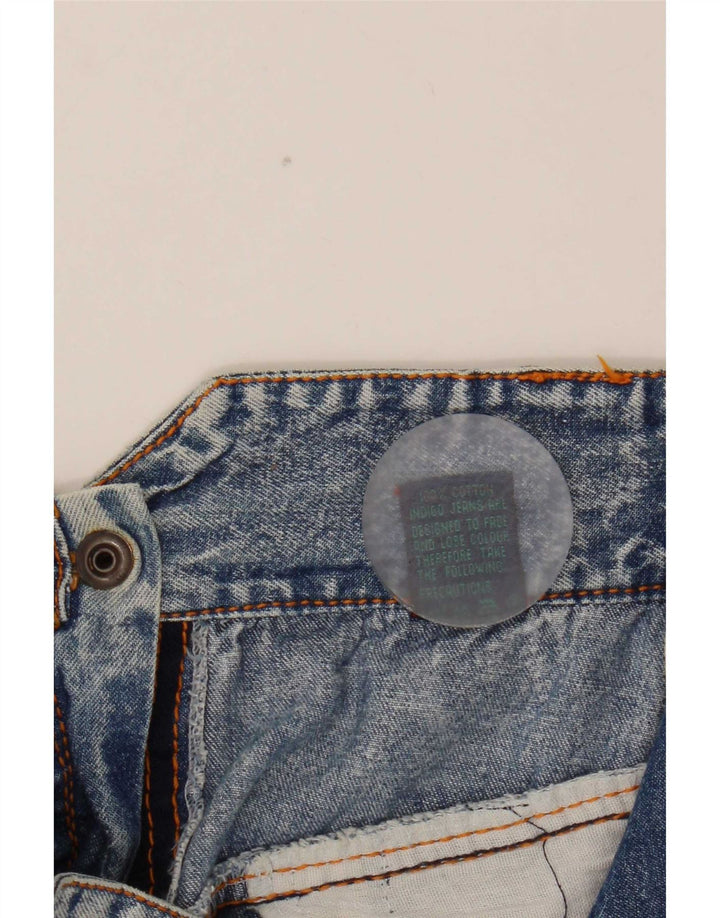 Falda vaquera vintage para mujer IT 42 Mediana W28 Algodón azul