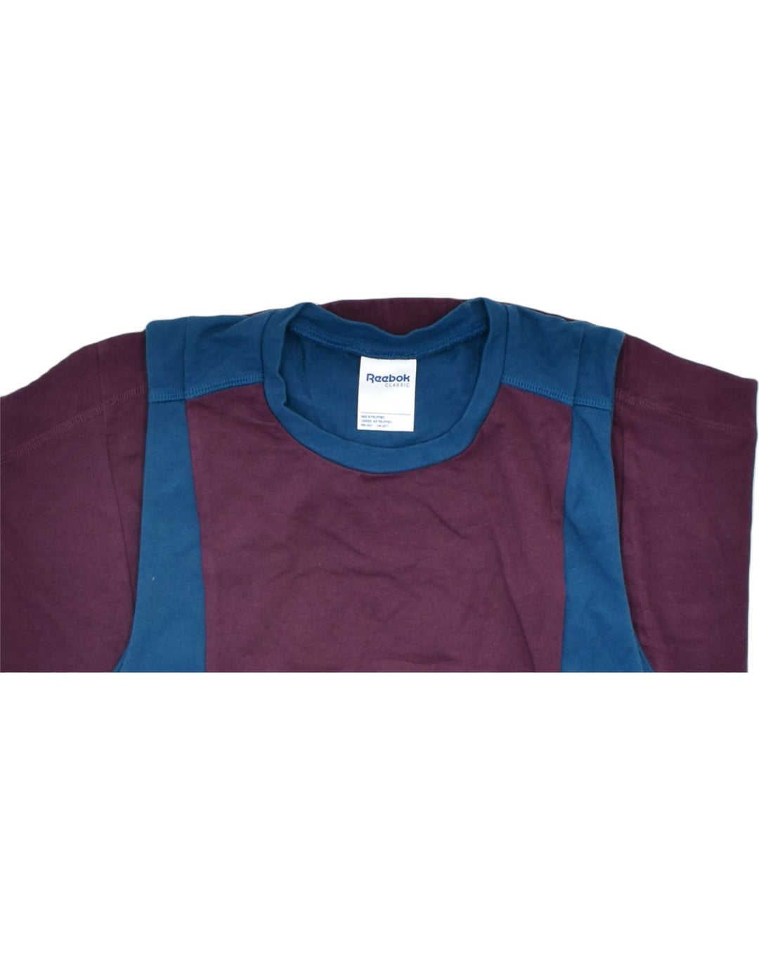 REEBOK Womens Vest Top UK 8/10 Small Purple Cotton | Vintage | Thrift | Second-Hand | Used Clothing | Messina Hembry 