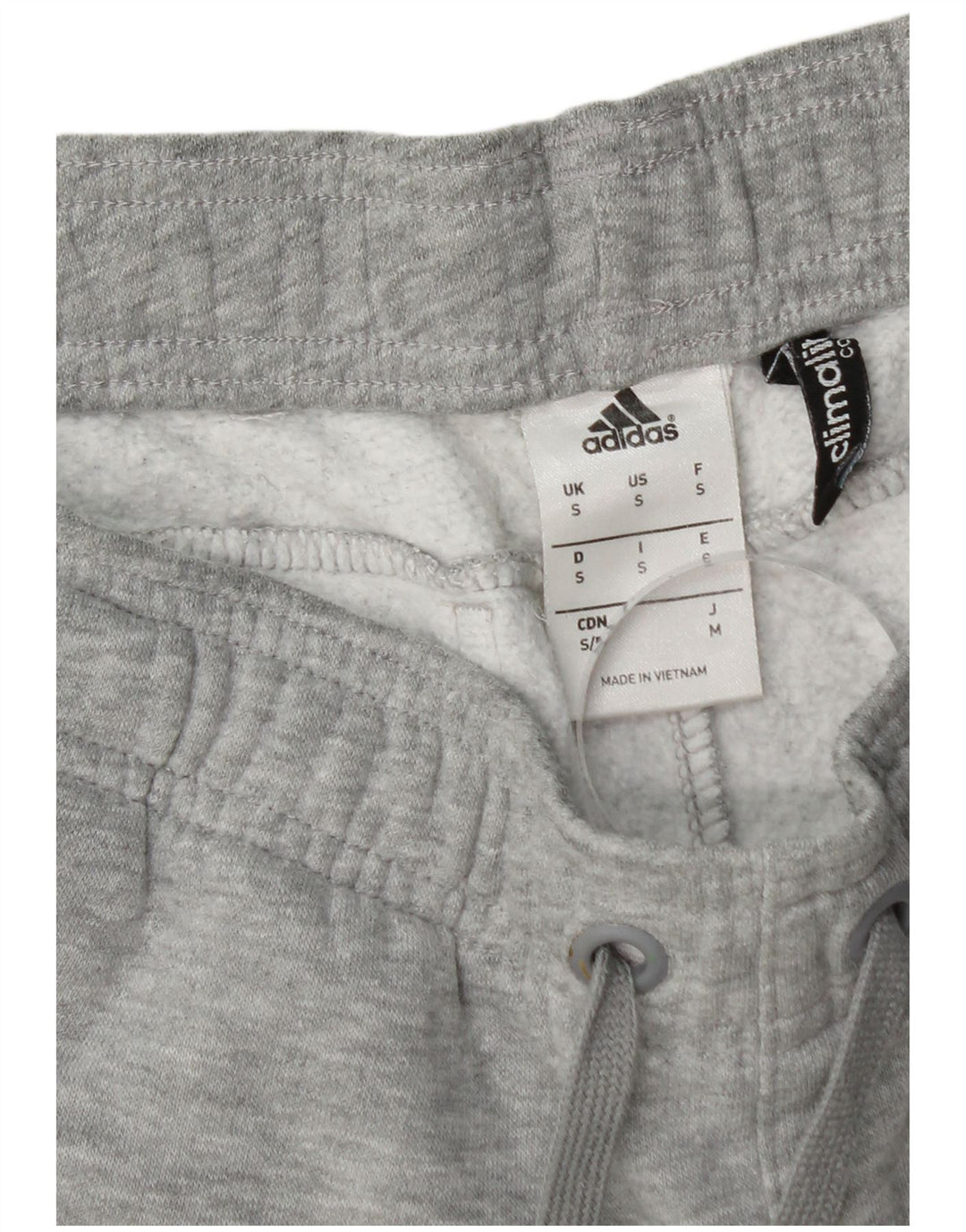 ADIDAS Mens Climalite Chándal Pantalones Joggers Pequeño Gris