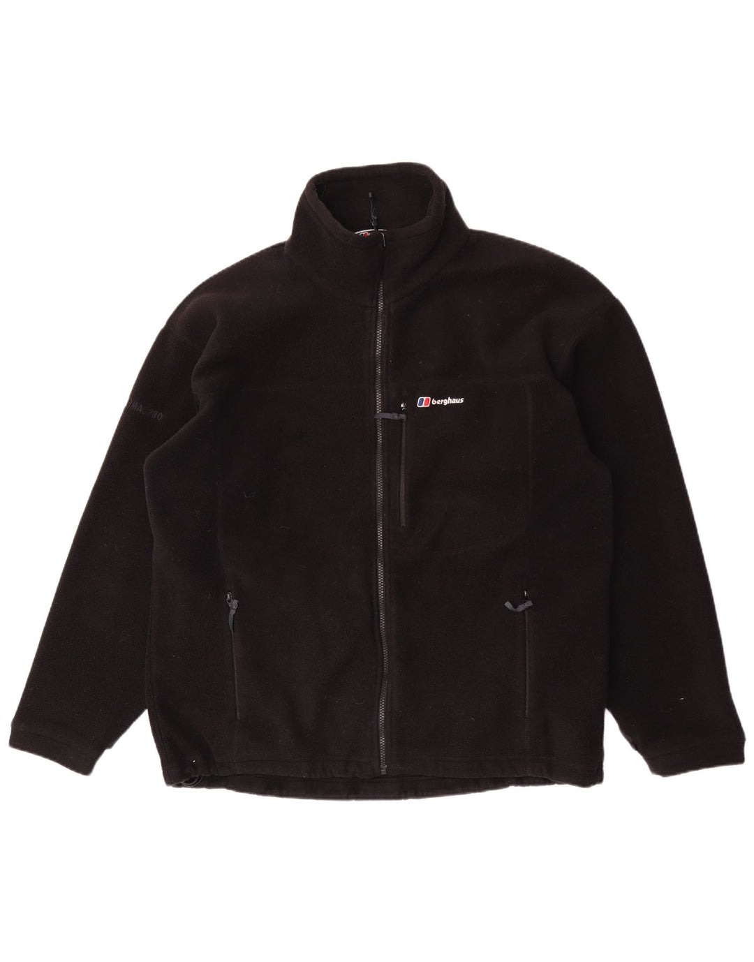 BERGHAUS Chaqueta polar con forro para hombre ES 42 XL Poliéster negro