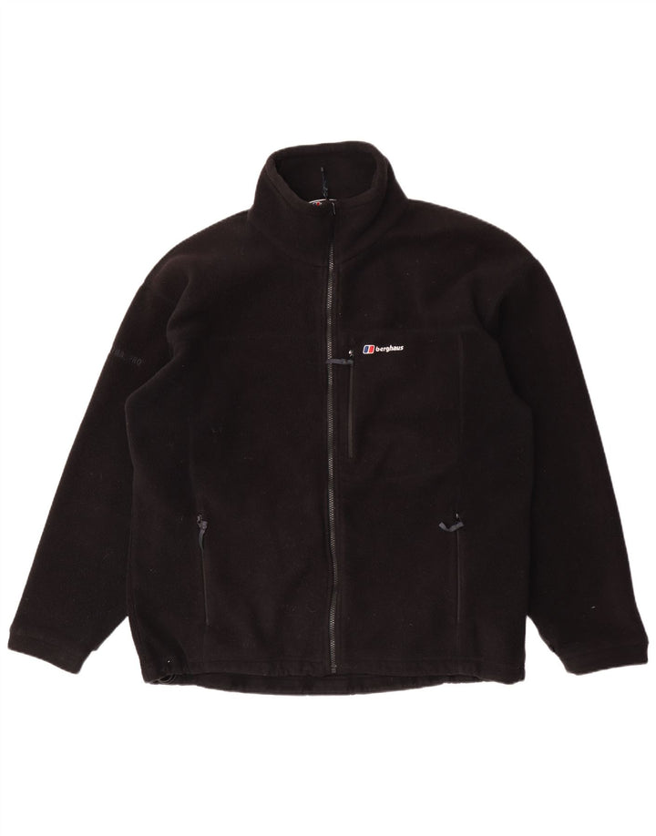 BERGHAUS Chaqueta polar con forro para hombre ES 42 XL Poliéster negro