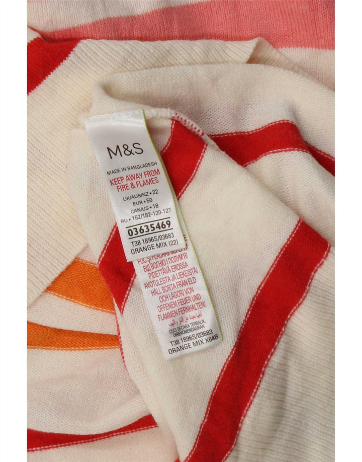 Marks & Spencer Suéter de Cuello Redondo para Mujer UK 22 3XL Multicolor