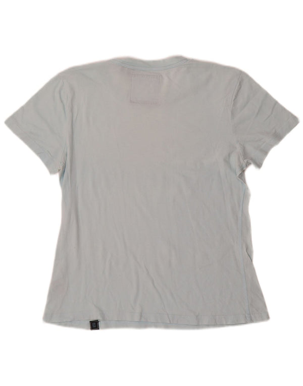 Superdry Camiseta gráfica para mujer Top UK 40 Algodón azul medio