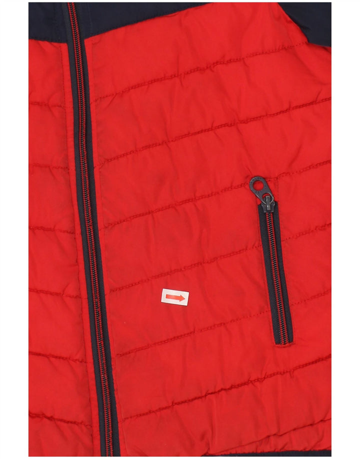 Joules Chaqueta acolchada con capucha para niño 7-8 años Azul marino Colorblock
