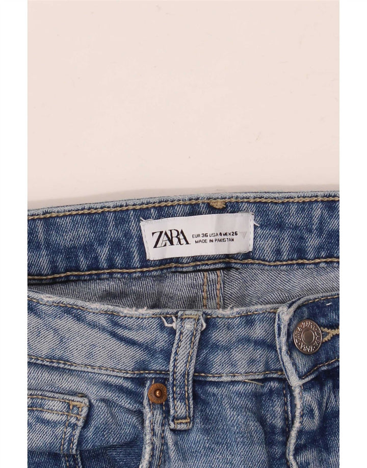 Zara Vaqueros Bootcut Mujer EU 36 XS W26 L25 Azul