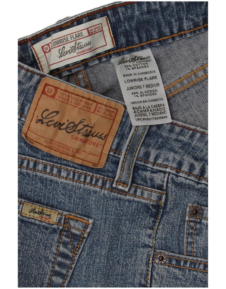 LEVI'S Vaqueros Acampanados para Niña 6-7 Años W30 L31 Algodón Azul