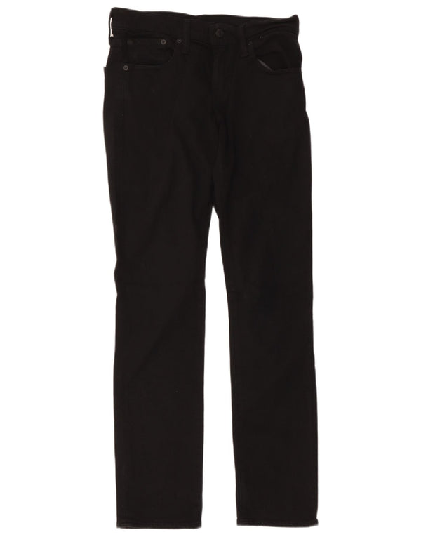 Levi's Hombre 511 Slim Jeans W28 L32 Algodón Negro