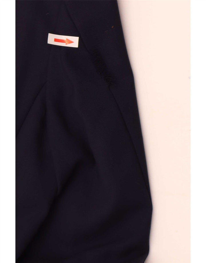 Boggi Chaqueta tipo blazer de 2 botones para hombre IT 52 XL Lana virgen azul marino