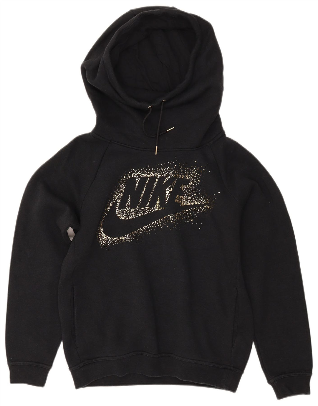 NIKE - Sudadera con capucha para mujer, talla grande, color negro, algodón
