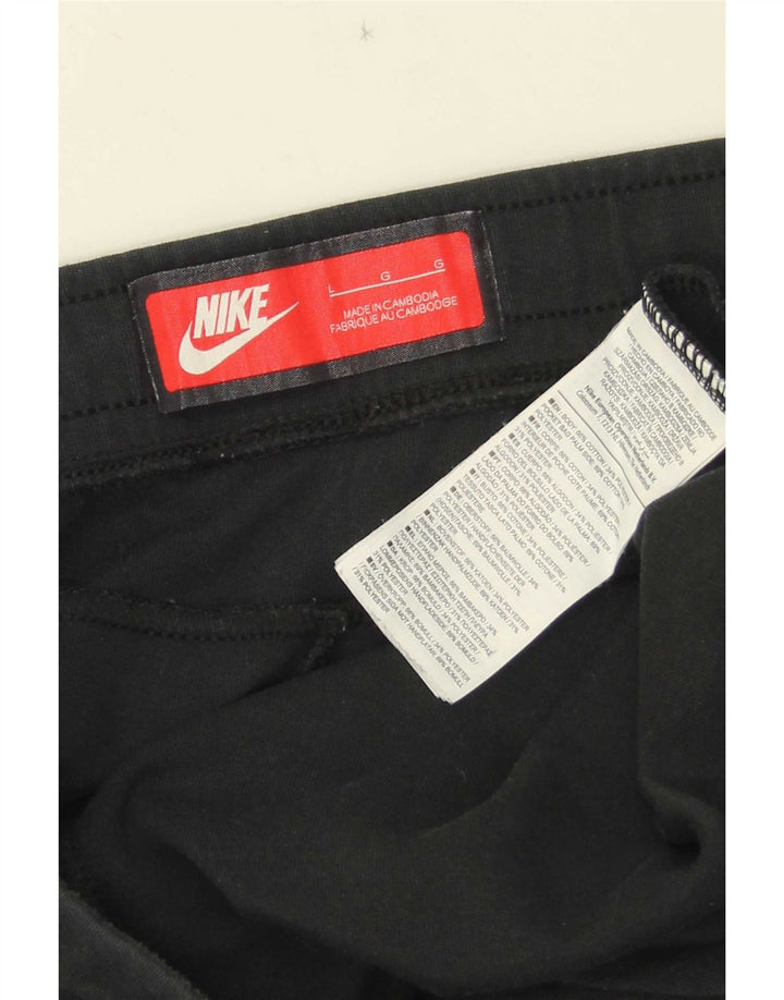 Nike - Pantalones de chándal para hombre, talla grande, color negro, algodón