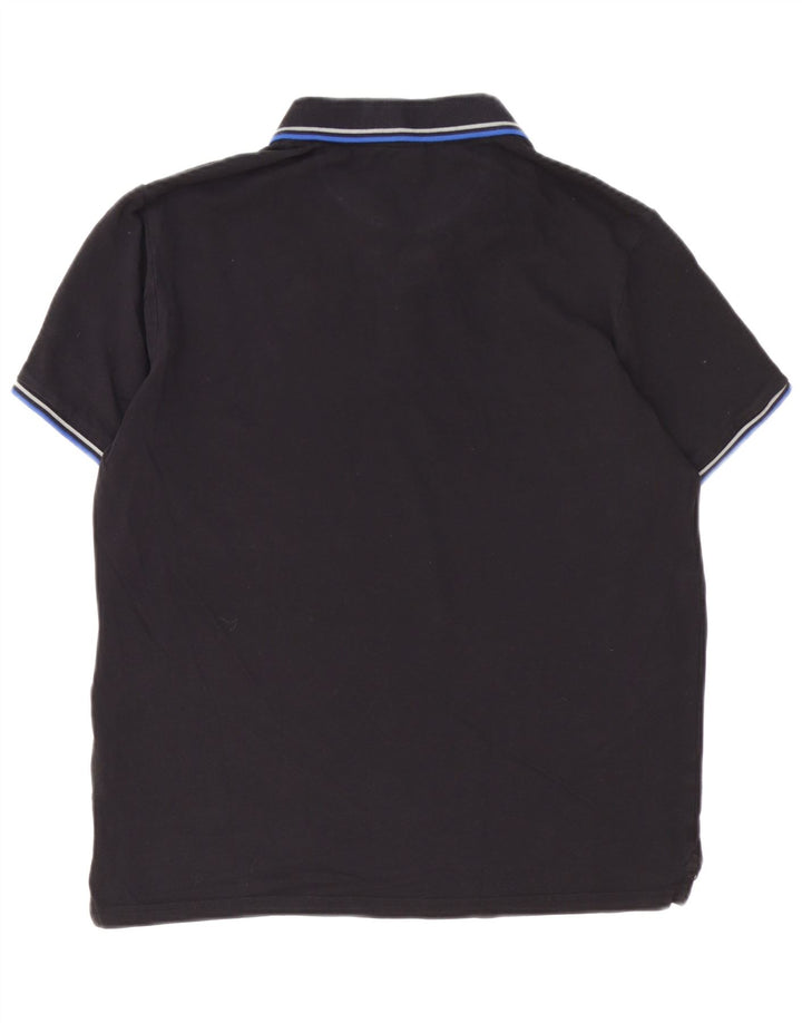 Champion Polo Para Hombre Grande De Algodón Negro