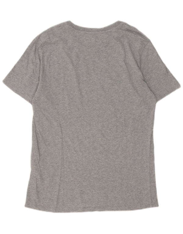 Levi's Mens Graphic T-Shirt Top Medium Grey Flecked Cotton