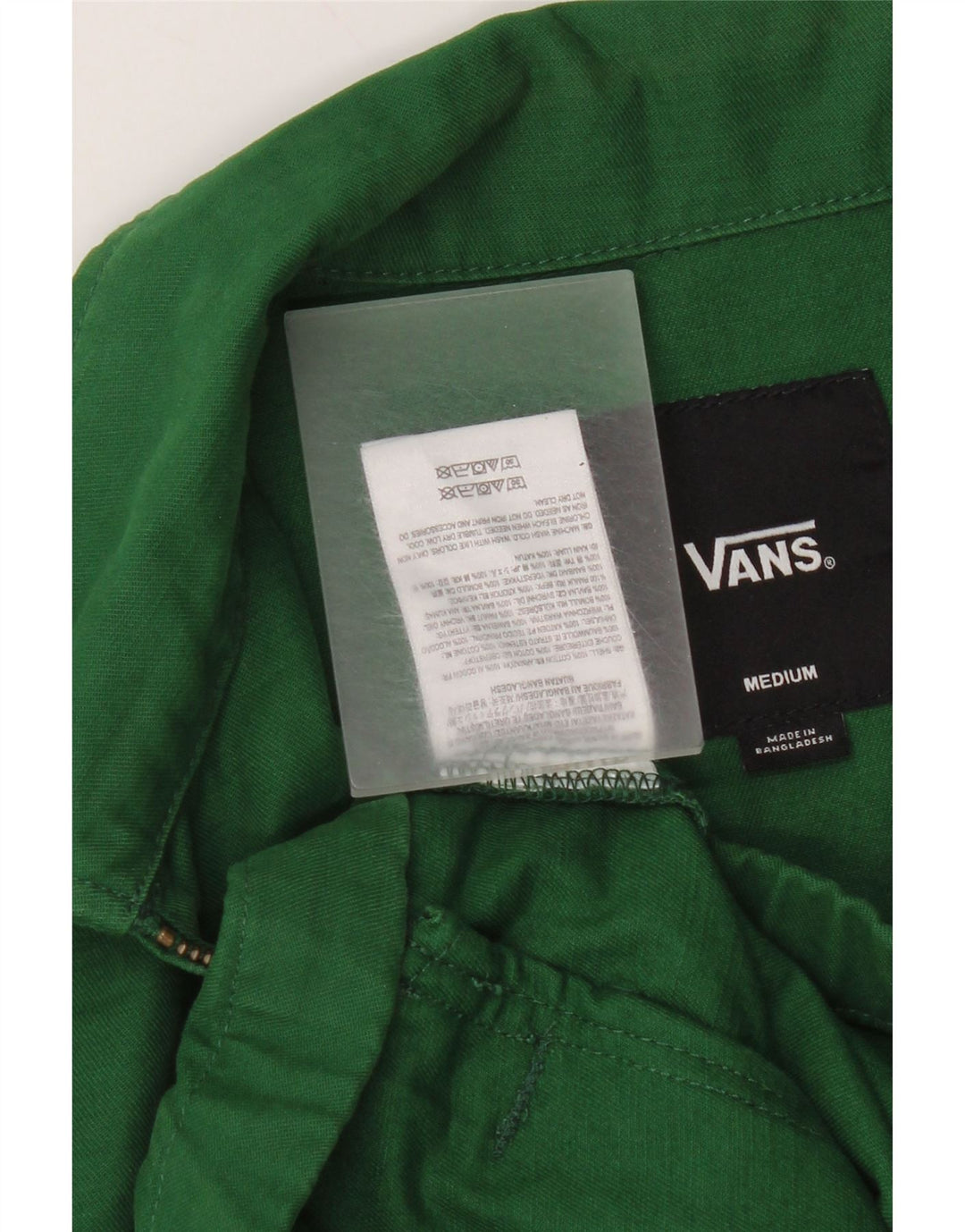 Vans Chaqueta Bomber para Mujer UK 44 Algodón Verde Medio