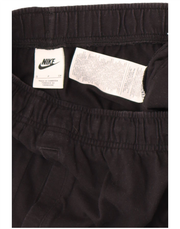 Nike - Pantalones cortos deportivos para hombre, talla pequeña, algodón negro