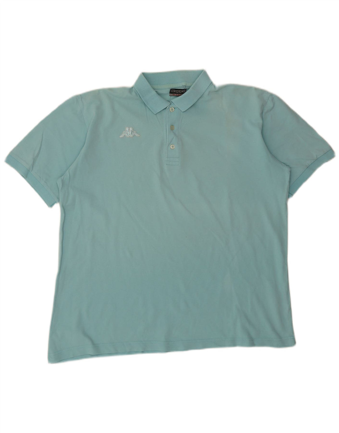 Kappa Polo Hombre XL Turquesa Algodón