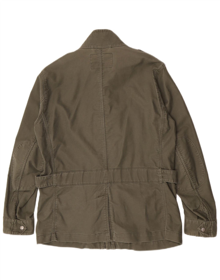Woolrich Chaqueta militar para hombre UK 40 Large Algodón caqui