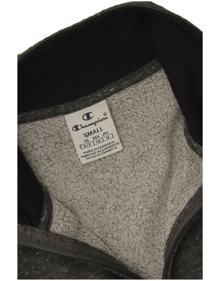 Champion Chaqueta de chándal para mujer UK 10 Small Grey Moteado Algodón