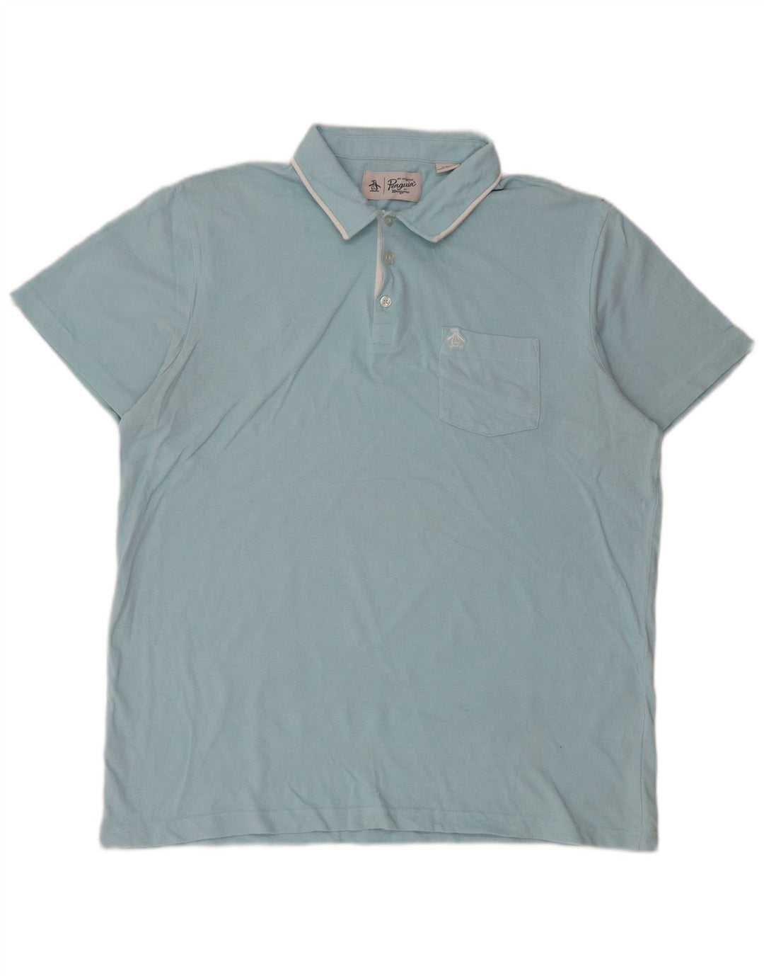 Polo Penguin Hombre XL Algodón Azul