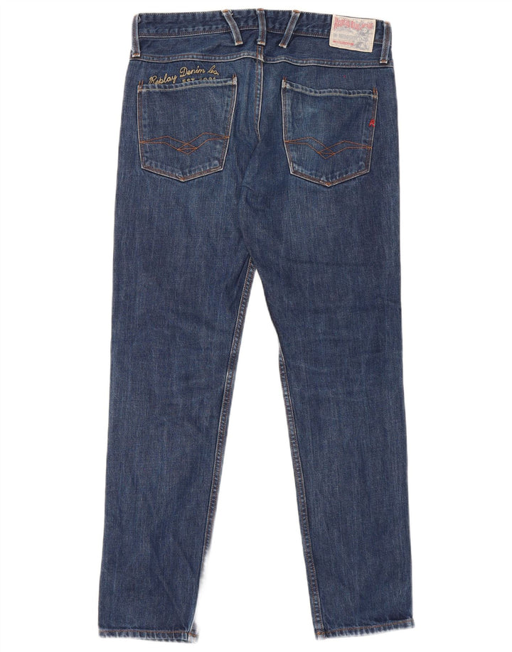 Vaqueros ajustados para hombre Replay W32 L32 Algodón azul