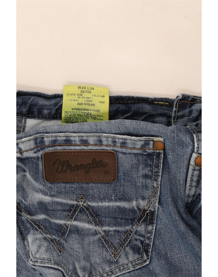 WRANGLER Vaqueros Dayton Bootcut para hombre W29 L34 Algodón azul