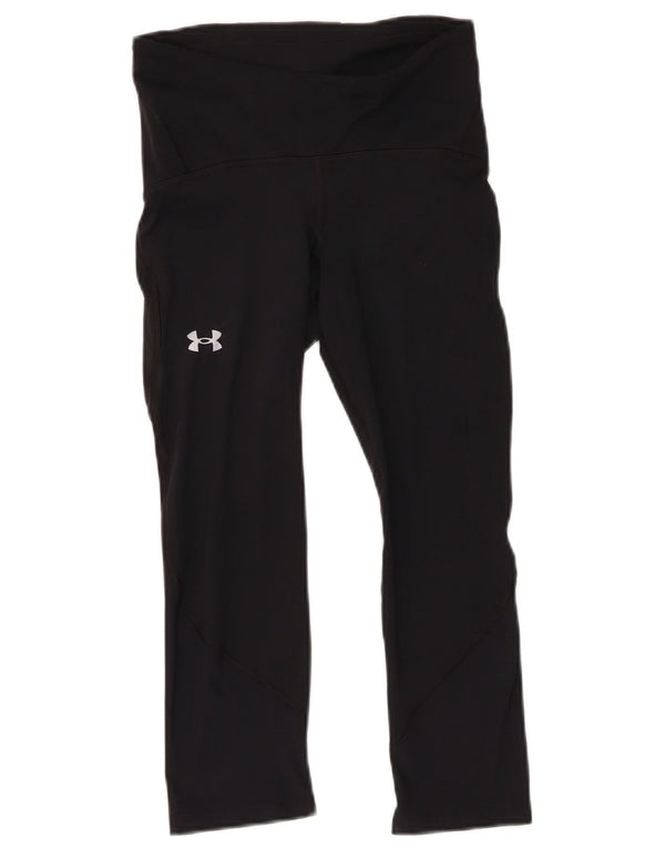 Under Armour Leggings Capri Heat Gear para Mujer Reino Unido 8 Small Negro
