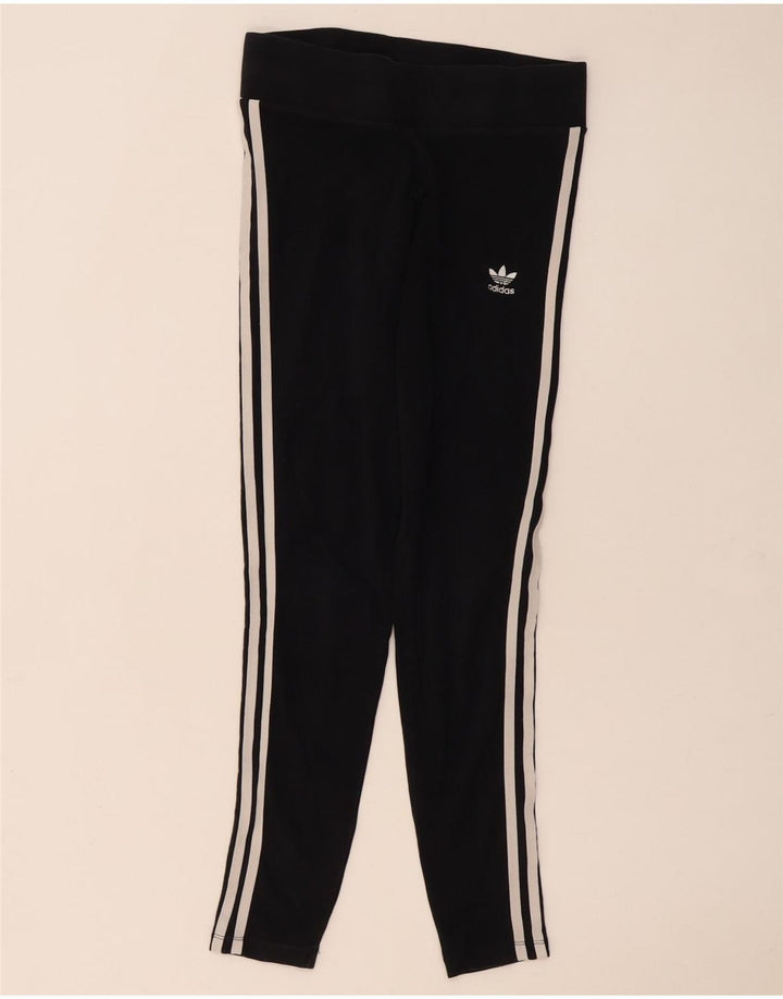 Adidas Leggings para mujer Reino Unido 10 Pequeño Algodón Negro