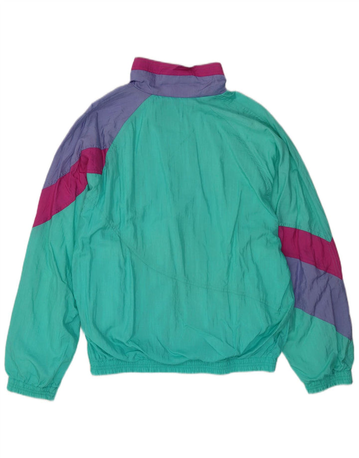 Diadora Chaqueta Top De Chándal Grande Turquesa Colorblock Poliamida