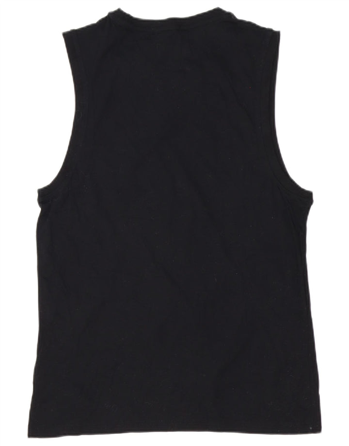 Marks & Spencer - Camiseta sin mangas para hombre, tamaño mediano, algodón negro